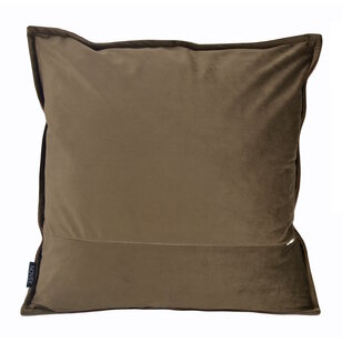 Embossed Brown Kussenhoes | 45x45 cm | PU Leder