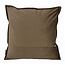 Embossed Brown Kussenhoes | 45x45 cm | PU Leder