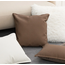 Embossed Brown Kissenbezug | 45x45 cm | PU - Leder