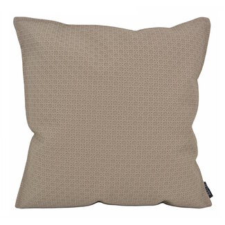 NOVÉE Embossed Taupe Kussenhoes | 45x45 cm | PU Leder