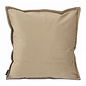 Embossed Taupe Kussenhoes | 45x45 cm | PU Leder