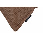 Sierkussen Embossed Brown | 45 x 45 cm | PU Leder