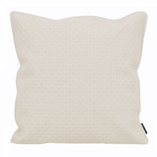 Sierkussen Embossed Cream | 45 x 45 cm | PU Leder