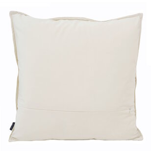 Sierkussen Embossed Cream | 45 x 45 cm | PU Leder