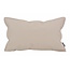 NOVÉE Sierkussen Embossed Beige | 30 x 50 cm | PU Leder