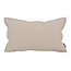 Sierkussen Embossed Beige | 30 x 50 cm | PU Leder