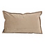 Sierkussen Embossed Taupe | 30 x 50 cm | PU Leder