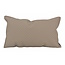 Sierkussen Embossed Taupe | 30 x 50 cm | PU Leder