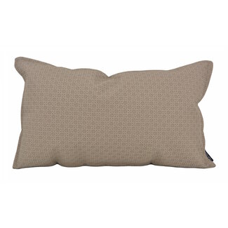 NOVÉE Embossed Taupe | 30 x 50 cm | Kussenhoes | PU Leder