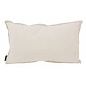 Embossed Cream Kussenhoes | 30x50 cm | PU Leder