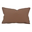 Embossed Brown Kissenbezug | 30x50 cm | PU - Leder