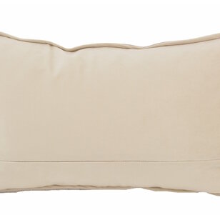 Embossed Beige Kussenhoes | 30x50 cm | PU Leder