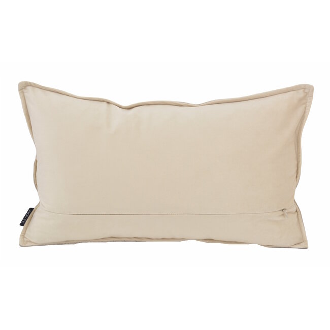 Embossed Beige | 30 x 50 cm | Kussenhoes | PU Leder