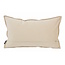Embossed Beige Kissenbezug | 30x50 cm | PU - Leder