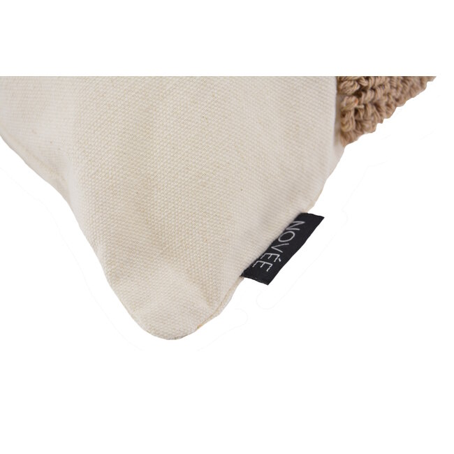 Embroidery Boho Brown Kussenhoes | 45x45 cm | Katoen