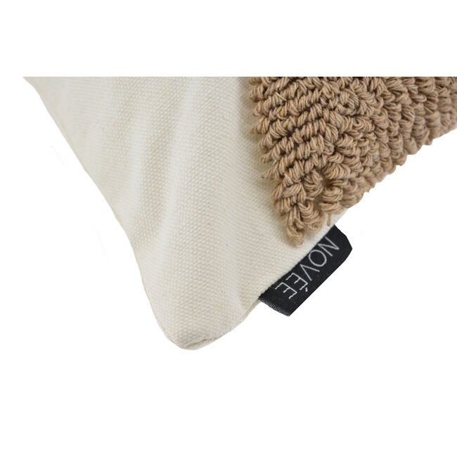 Embroidery Boho Brown Kussenhoes | 30x50 cm | Katoen