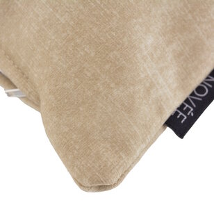 Kentya Beige Kussenhoes | 45x45 cm | Polyester