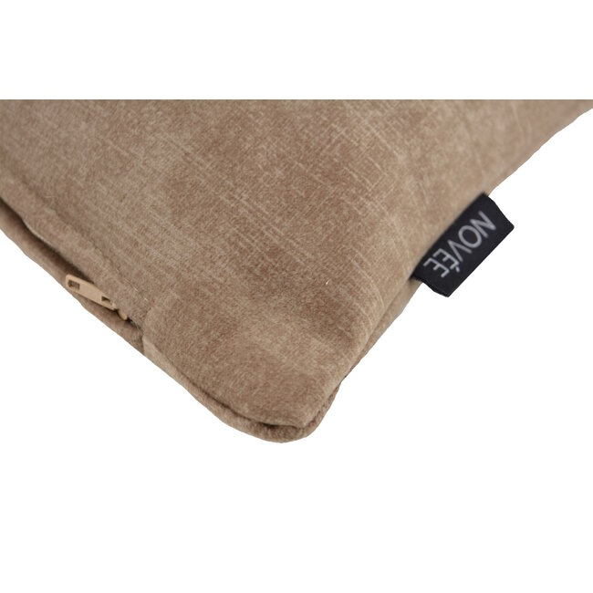 Sierkussen Kentya Taupe | 45 x 45 cm | Polyester