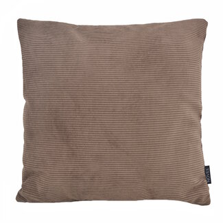 NOVÉE Scala Corduroy Bruin | 45 x 45 cm | Kussenhoes | Polyester