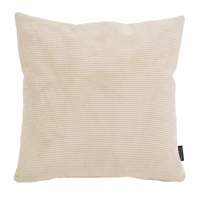 Sierkussen Scala Corduroy Beige | 45 x 45 cm | Polyester