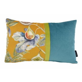 NOVÉE Velvet Meve Petrol | 30 x 50 cm | Kussenhoes | Polyester