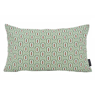 Gek op kussens! Sierkussen Retro Groen | 30 x 50 cm | sierkussen | Katoen/Polyester