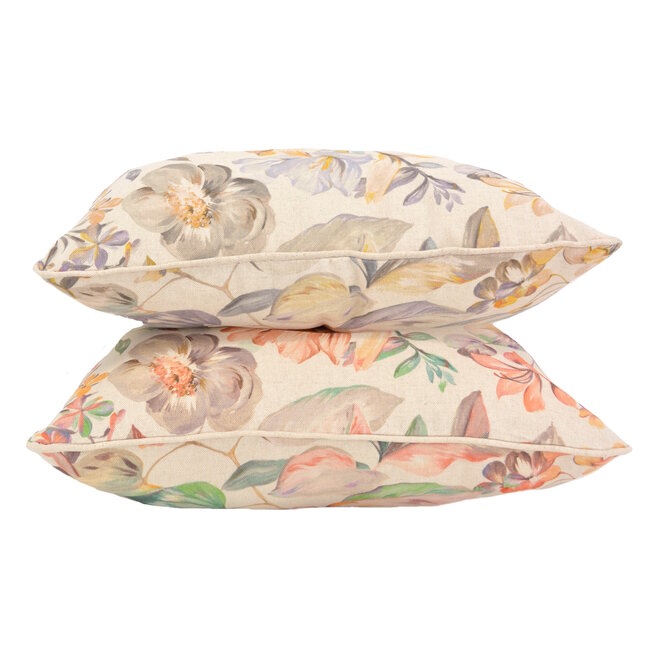 Ziya Purpura Kissenbezug | 30x50 cm | Baumwolle/Leinen