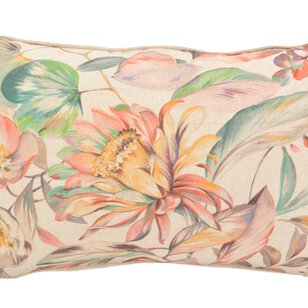 Ziya Rosa Kussenhoes | 30x50 cm | Katoen/Linnen