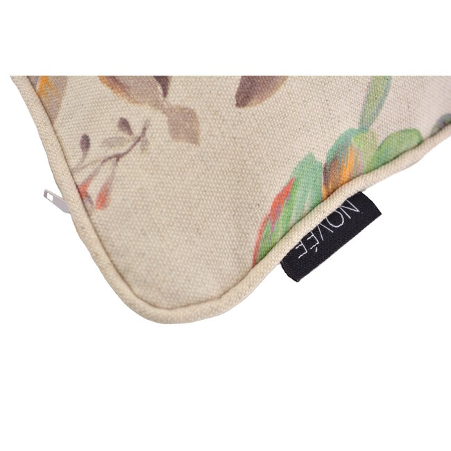 Ziya Rosa Kissenbezug | 30x50 cm | Baumwolle/Leinen