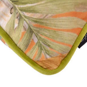 Sierkussen Velvet Noura Groen | 45 x 45 cm | Velvet/Polyester