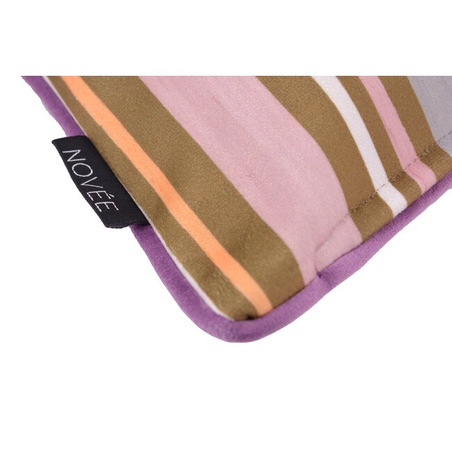 Velvet Noura Paars Kussenhoes | 45x45 cm | Velvet/Polyester