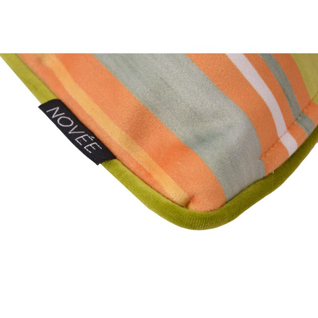 Velvet Noura Grün Kissenbezug | 45x45 cm | Samt/Polyester