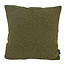 NOVÉE Velvet Bouclé Groen/Zwart Kussenhoes | 45x45 cm | Polyester