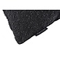 Velvet Bouclé Schwarz/Schwarz Kissenbezug | 45x45 cm | Polyester