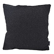 Velvet Bouclé Zwart/Zwart Kussenhoes | 45x45 cm | Polyester