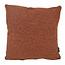 NOVÉE Velvet Boucle Roest/Zwart | 45 x 45 cm | Kussenhoes | Polyester