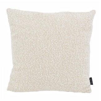 NOVÉE Velvet Boucle Crème/Beige | 45 x 45 cm | Kussenhoes | Polyester