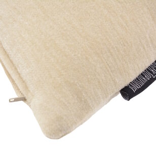 Jacquard Manila Ivory Kissenbezug | 45x45 cm | Polyester/Acryl