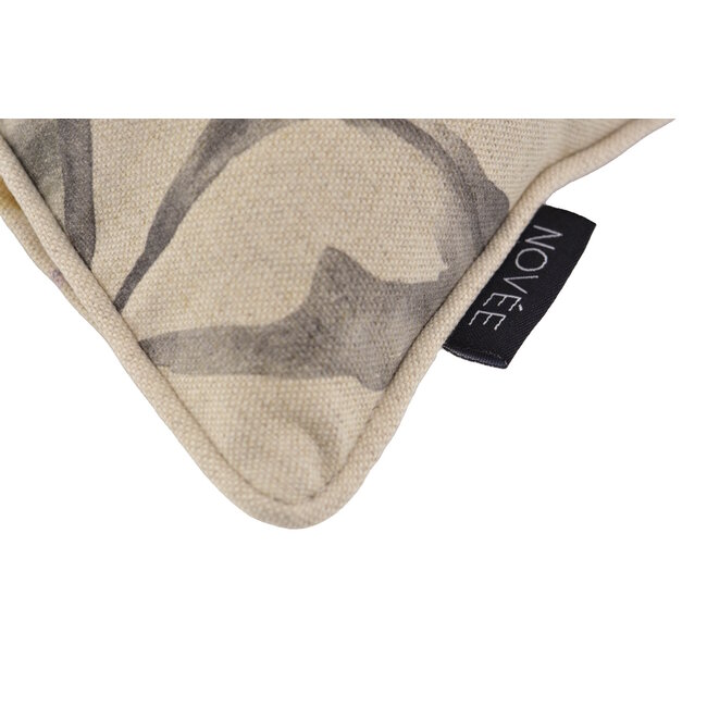 Janaé Jungle Blue Kissenbezug | 45x45 cm | Baumwolle/Leinen