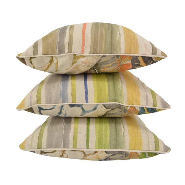 Janaé Jungle Blue Kissenbezug | 45x45 cm | Baumwolle/Leinen