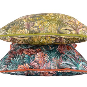Velvet Jungle Green Kussenhoes | 45x45 cm | Velvet/Polyester