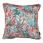 Velvet Jungle Red Kussenhoes | 45x45 cm | Velvet/Polyester