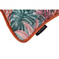 Velvet Jungle Red Kissenbezug | 45x45 cm | Samt/Polyester