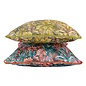 Velvet Jungle Red Kussenhoes | 45x45 cm | Velvet/Polyester