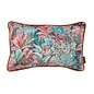 Sierkussen Velvet Jungle Red | 30 x 50  cm | Velvet/Polyester