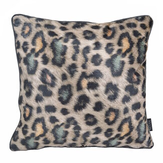 NOVÉE Sierkussen Velvet Colorful Leopard | 45 x 45 cm | Velvet/Polyester