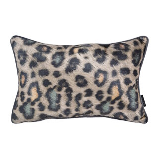 NOVÉE Velvet Colorful Leopard Kussenhoes | 30x50 cm | Velvet/Polyester