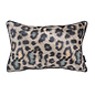 Velvet Colorful Leopard Kussenhoes | 30x50 cm | Velvet/Polyester