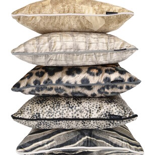 Velvet Colorful Leopard Kussenhoes | 30x50 cm | Velvet/Polyester