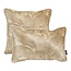 Velvet Golden Tigers | 45 x 45 cm | Kussenhoes | Velvet/Polyester